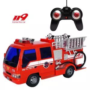 1:18스케일 소방차 라이트효과 리모콘 무선조종 RC카 토이게이트