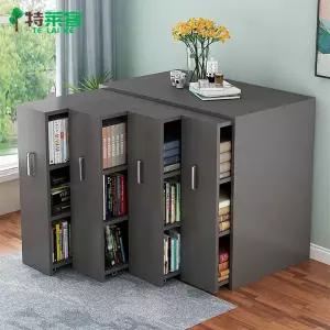 낮은 슬라이딩 도어 책장 거실 만화 미닫이 틈새