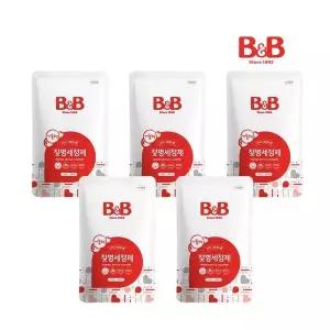 비앤비 젖병세정제 거품 리필형 400ml 5입