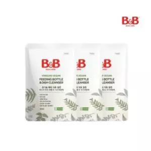 비앤비 비건 젖병식기세정제 리필형 500ml 3입