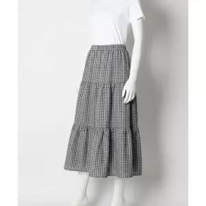 SPAO 스파오 체크 티어드 롱 스커트_SPWHF49G04 582192