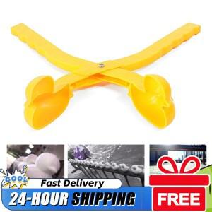 1-6피스 만화 오리 눈덩이 금형 클립 야외 제조기 창의적인 모양 인터랙티브 게임