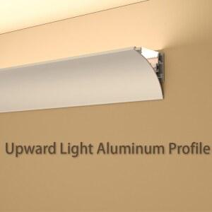 갤러리 벽등 관절 우드 콘센트 조명 상향 빛 Led 알루미늄 프로파일 석고 실내 벽 침실 머리맡 천장 장식 반사판 프로파일에 선형 램프 세척