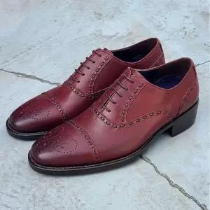 수제화 캐주얼구두 TZ700 통굽구두 다크와인-WFIN0R3