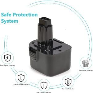 블랙 데커 PS130,PS130A,A9252,A9275 Firestorm 12볼트 포드 스타일 배터리용 Ni-CD/Ni-MH 3500mAh 12V Ps