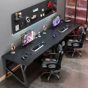 2인용 컴퓨터 책상 데스크 조립식 사무용 게이밍책상 쌍둥이 책상 서재 와이드 형제 남매