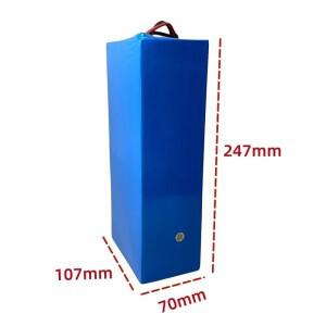 18650 배터리 팩 48V 20Ah 13S5P 전기 자전거 리튬 이온 배터리(20A BMS 포함)