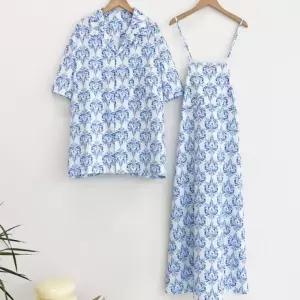 원피스 셔츠 남자 시밀러룩 휴양지 커플룩 패턴 여성 커플시밀러룩 커플비치웨어 여름커플룩 신혼여행옷