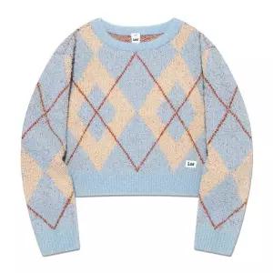 LEE 키즈 아가일 니트 풀오버 LK2504KT70 397336