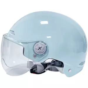 핼멧 빅사이즈 전기 무광 빈티지 블랙갈색 짧은 하이바 스쿠터