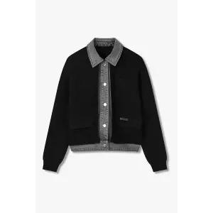 [VOV](본점)데님 패치 니트 가디건 7156150800R