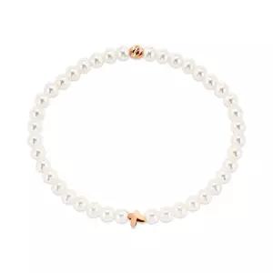 [비앤비골드] 14K 골드 나비 컷팅볼 스왈진주 팔찌 SNB41105