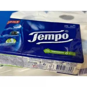 [한정세트] 템포 휴대용 행키티슈 10매 6개입 1팩 + 1팩