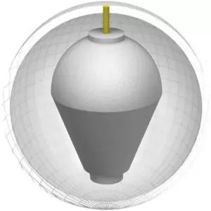 스톰 피치 블랙 솔리드 우레탄 볼링공 (15파운드)