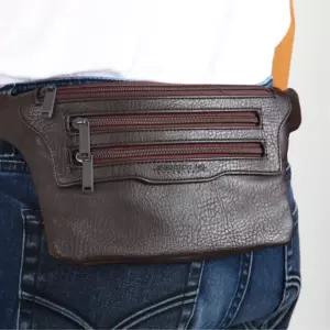 고급 가죽 여행용 허리전대 복대 힙색 힙쌕 벨트백 힙백