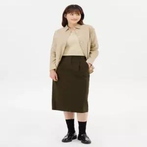 topten 여성) 코튼 하프밴딩 미디 스커트MSE3R12