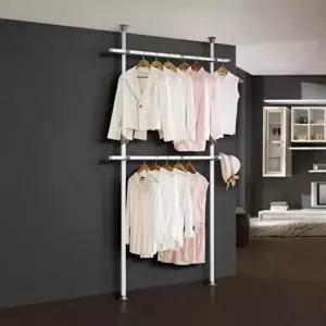 고품질 행거 옷걸이 조립식 수납 파이프 거치대 2007호 옷장 시스템행거 옷걸이행거 드레스룸행거 WFIP9UW