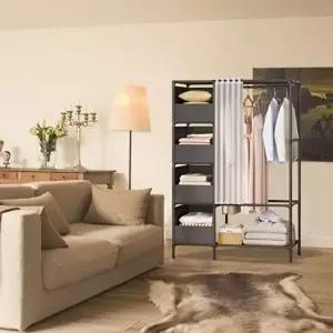 고품질 행거 옷걸이 고정식 멀티형 모던 튼튼 디자인 시스템행거 옷걸이행거 드레스룸행거 WFIPAFP