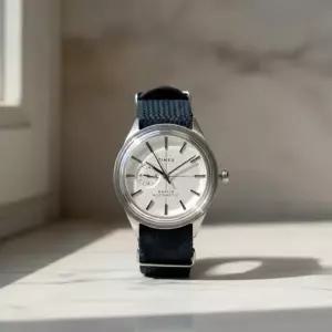 [타이맥스]멀린 젯 오토매틱 블루 나토밴드 남자손목시계 돔글라스