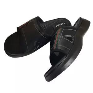 남성 배색 라인 지압 슬리퍼 랜덤 1P 사무실 실내화 WFK0D27