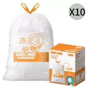 기본에 재활용 봉투 손잡이 일회용 비닐 30L 80매 X10 BNS