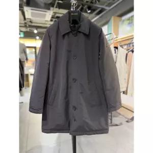 올젠 OLZEN [파주점] 스탠카라 2중레이어드 덕다운패딩코트 KH ZPE4CP1801