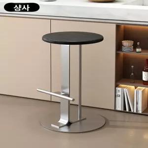 스테인리스 바의자 스툴 체어 가정용 높은 아일랜드