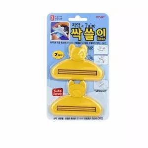 ( )치약 튜브 2개 욕실액세서리 치약클립 치약걸이 치약홀더 화장실걸이