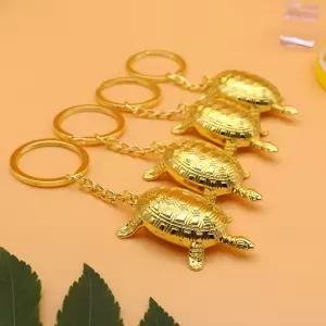 거북이 행운 풍수 열쇠고리 황금 금전운