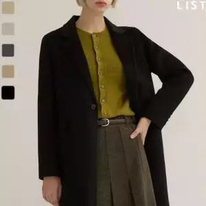 [매장 정품]  리스트 울 싱글 핸드메이드 코트