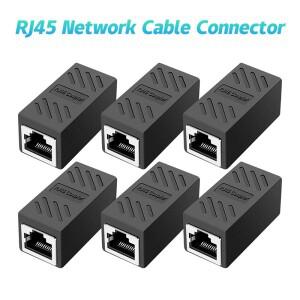 1/5/10/20피스 RJ45 커플러 이더넷 익스텐더 1000Mbps LAN 커넥터 Cat6/Cat5e 케이블 어댑터 여성-여성
