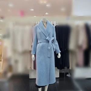 정품발송 울캐시미어숄카라핸드메이드코트JRAA0CTC55_DG 373775 JIGOTT