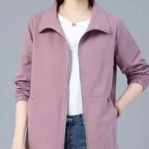 캐주얼 재킷 어머니 중년 여성 점퍼 바람막이 간절기