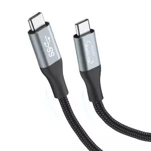 한성컴퓨터 노트북 포터블 모니터 연결용 C to C Gen2 PD 100W 20G 초고속 케이블 2M