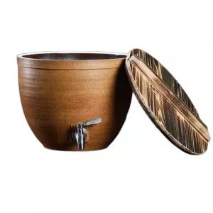 수도꼭지술항아리 도자기 옹기 워터저그 주류 독 워터 물통 술단지 숙성 전통주 담금주