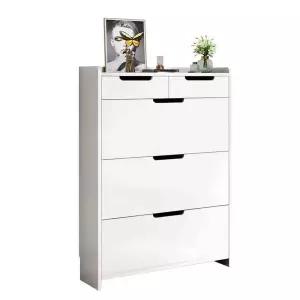 원룸 슬림 신발장 좁은 틈새 초박형 얇은 웜화이트