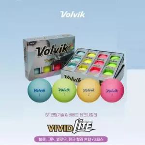 [골드스마일]SF코팅 골프공 12구 혼합색상 라이트 3피스 투어볼