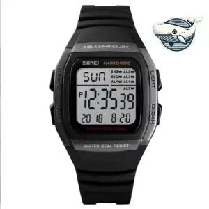 학생 군인 방수 알람 시계 전자손목시계 멀티 디스플레이 손목시계 디지털손목시계