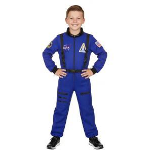 키드 보이 NASA 우주 점프수트 우주복을 위한 기숙사 우주비행사 의상 3-12년 치장한 척하기