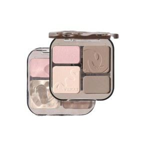 이구미 페이스 & 바디 컨투어 팔레트 - 글로우 브론저, 블러셔 쉬머 크림, 코리안 내추럴 글로우, 골드 / 실버 빈티지 논-그리스 스킨 톤 (V2 피치 미스트)을 사용한 하이라이터 메이크업 파우더 스틱