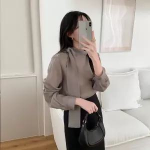 [코코블랑] [코코메이드]로아테 타이 블라우스