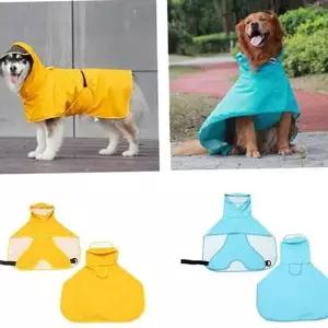 [에이치플러스몰]판초 강아지 레인코트 바람막이 강아지 우비 산책 애견