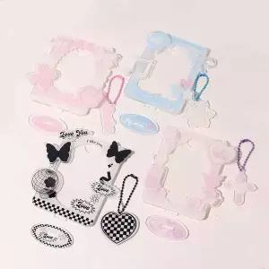 앨범 KO747545 포카 수납 홀더 보관집 귀여운 보호 카드 케이스