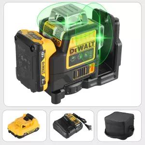 레벨기 측정기 수평기 dewalt 호환 DW089LG 3면x360도 수직 12V 리튬 배터리 12 라인 레이저 레벨 수평 녹