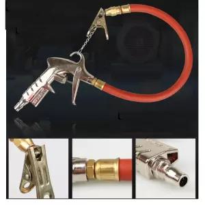 자전거바퀴 바람주입기 빠르고 편한 집게 건타입 게이지 커플러 바이크