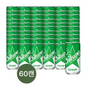 칠성사이다 210ml 60캔 청량음료 탄산음료