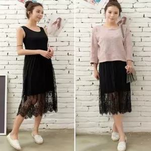 바캉스 데일리 여름 블랙 스타일 원피스 휴양지 (KYR-WFH75G0)