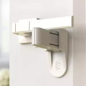 문 열림 방지 잠금 장치 무타공 (문고리 안전 고리 고양이 아기 못열게 현관문 방문 스토퍼 손잡이 도어락)