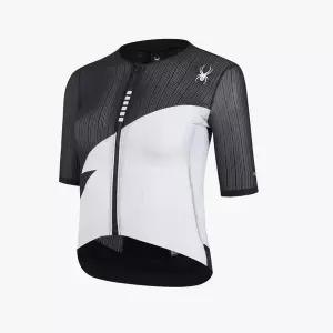 [스파이더]여성 사이클 프로웹 컬러 블록 반팔 저지 SPIPCNFT552WBLK 710022