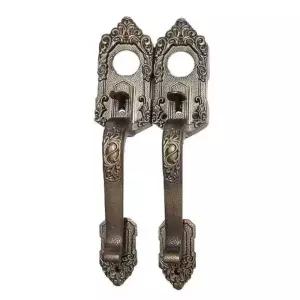 옛날 현관문 손잡이 엔틱 현관 강화도어 문고리 열쇠고리